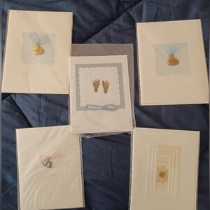 Papyrus lot of 5 cards- Baby theme